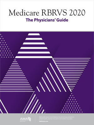 cover image of Medicare RBRVS 2020: the Physicians' Guide